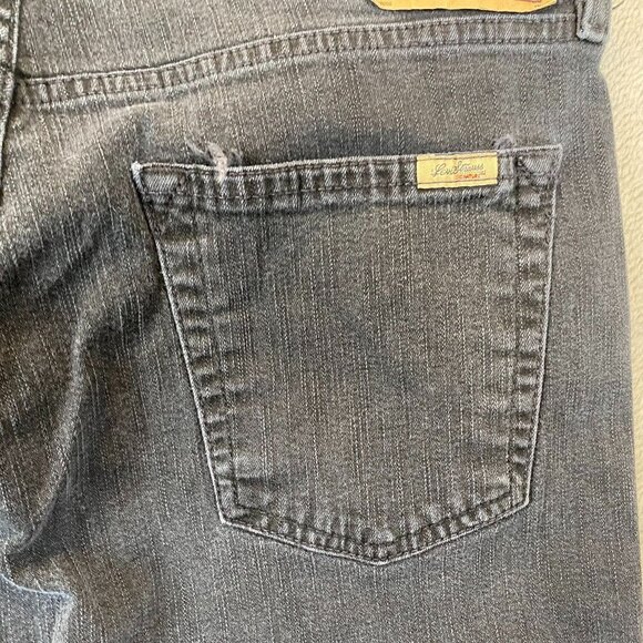 Levis Strauss Signature Jeans Misses 10 Long Bootcut Stretch Denim Black Cotton - Picture 8 of 11